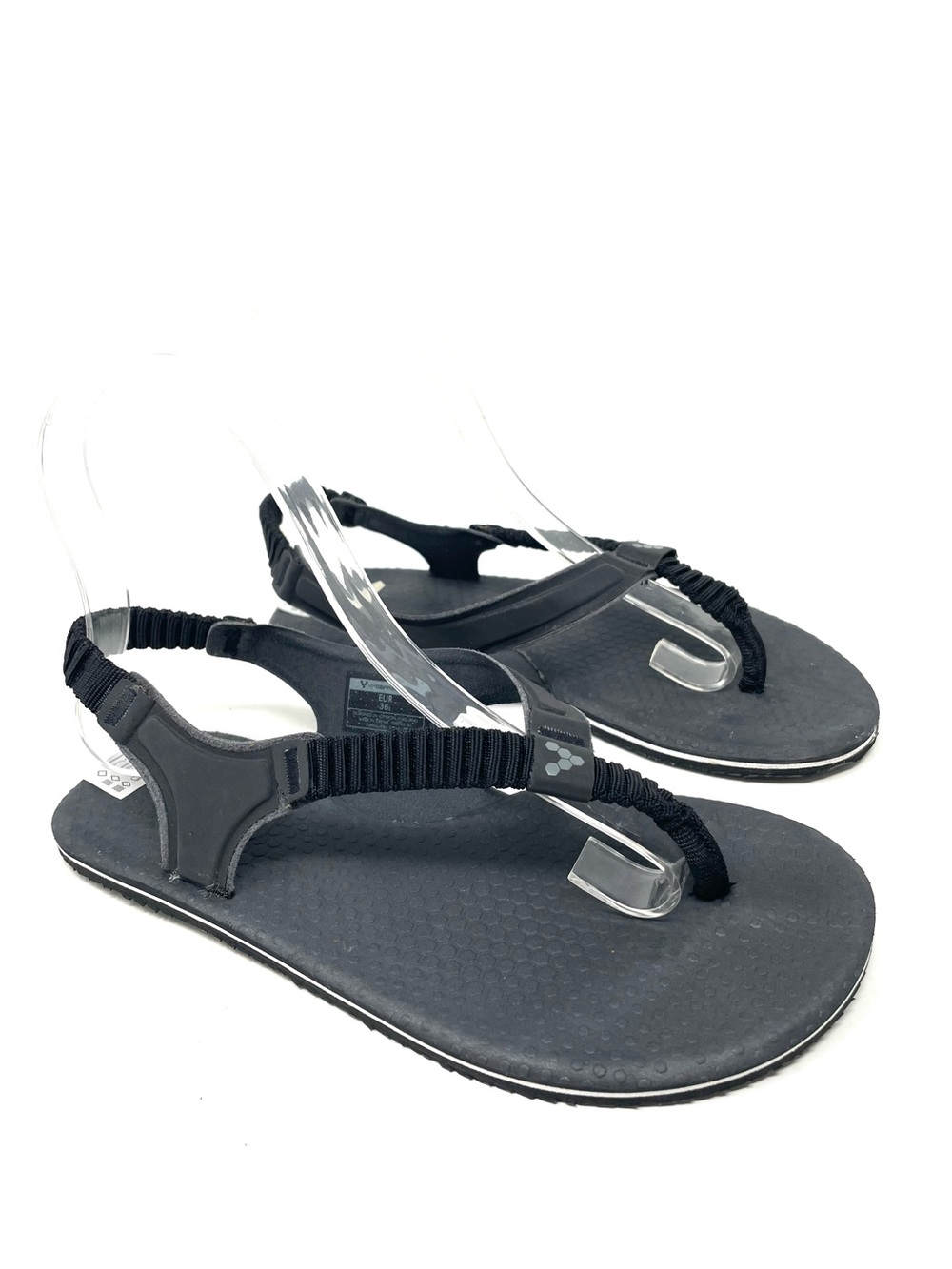 VIVObarefoot Outdoor Black Ulysses Slingback Huarache Sandals Women's US 6 EU 36